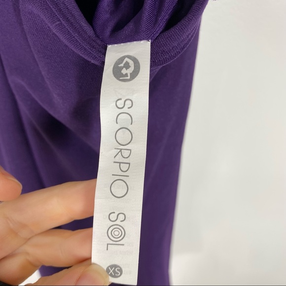 Scorpio Sol Purple High Neck Support Tank Top XS - Picture 5 of 5